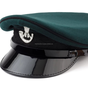 Casquette uniforme artisanale personnalisée, chapeau marine, broderie argentée, couvre-chef professionnel Pakistan - Product Image 1