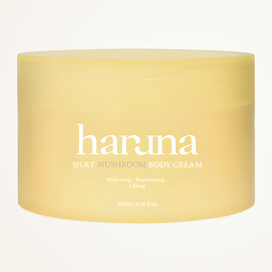Crème corporelle soyeuse aux champignons Haruna Haruna, meilleure crème coréenne K-Beauty, 200 ml, fabriquée en Corée, à l'acide hyaluronique - Product Image 5