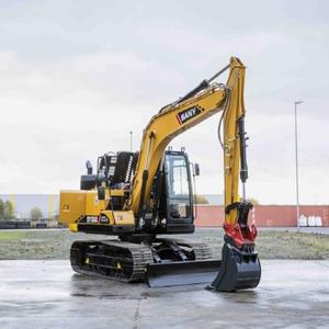 Excavadora de ruedas Sany Sy155w confiable, casi nueva, equipo de 15 toneladas, motor de alto rendimiento, ideal para construcción - Product Image 3