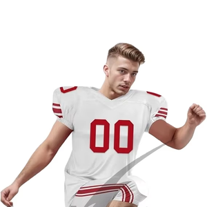 Uniforme de football américain sur mesure, sublimation, qualité supérieure, tissu respirant extensible dans quatre directions, vêtements portés par les équipes de football américaines - Product Image 1