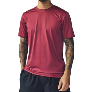 Camiseta de la Mejor Calidad en Poliéster y Algodón, Estilo Cómodo, Manga Corta, Cuello Redondo, Ropa Casual, Deportiva y para Gimnasio, Ropa de Verano - Product Image 1