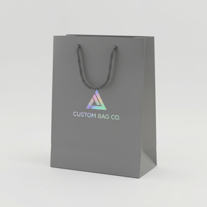 Premium Handmade Custom Printed Eco-Friendly <b>White</b> <b>Paper</b> <b>Bag</b> Luxury Laminated Finish for Supermarket Promotion Shopping Gift - Product Image 5