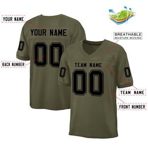 Camiseta Deportiva Personalizada de Corte Cuadrado para Hombre y Mujer, Jersey de Fútbol Oversize de Manga Corta, Ropa Deportiva Estampada de Fútbol Americano - Product Image 3