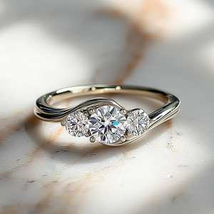 Anillo de boda de eternidad completa con corte marquesa de moissanita para unisex, de plata fina 925 original, regalo para fiesta de bodas para pareja - Product Image 1