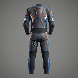 Traje de Motociclismo Profesional de Cuero Transpirable para Todo el Cuerpo, con Armadura Aprobada por la CE, Equipo de Seguridad para Motociclistas de una Pieza - Product Image 3
