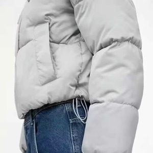<b>Women's</b> <b>Padded</b> Jacket Ladies Quilted Puffer <b>Coat</b> Hood Warm Jackets Fashion Down Puffer Jacket - Product Image 4