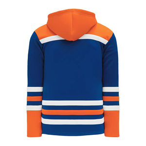 Sweat à capuche d'hiver 100 % coton avec impression par sublimation, logo personnalisé sur le devant pour équipe sportive masculine - Product Image 2