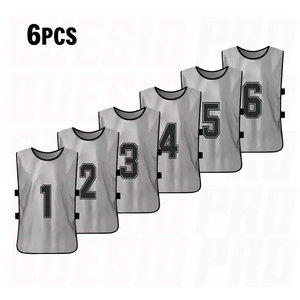 Maillots d'entraînement en mesh pour équipes, vert et orange, pour enfants, avec sac de sport OEM, légers et respirants - Product Image 3