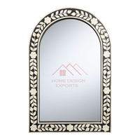 Miroirs muraux décoratifs en bois sculpté à la main