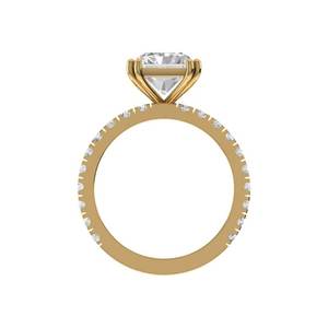 แหวนเพชรทรงเรเดียนท์คัท เพาะเลี้ยงในห้องปฏิบัติการ เงินแท้ 925 ทอง 9K 14K 18K เครื่องประดับสำหรับผู้หญิง และคอลเลกชันแหวนสุดหรู - Product Image 2