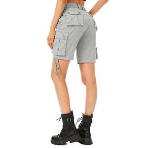 2024 Cargo Shorts mujeres nuevo estilo diseño profesional algodón Cargo Shorts para mujeres cómodos bolsillos 6 bolsillos pantalones personalizados - Product Image 3