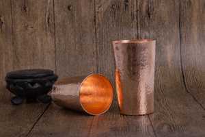 Mug en cuivre personnalisé écologique, tasse en laiton martelé vintage pour Moscow Mule, bière, café, usage domestique, artisanat MS - Product Image 2