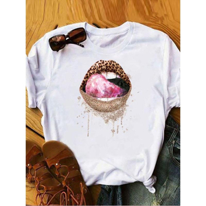 Camiseta Personalizada para Mujer, 100% Algodón, Cuello Redondo, Camiseta con Gráficos, Ropa de Mujer, Color Claro, Camiseta Clásica para Mujer - Product Image 5