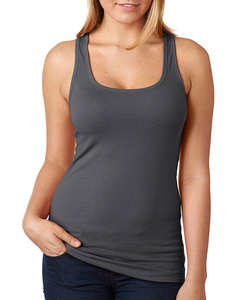 Camiseta sin mangas sexy de verano para mujer, con logo personalizado al por mayor, estilo racerback, 100% algodón acanalado, top sin mangas para mujer - Product Image 1