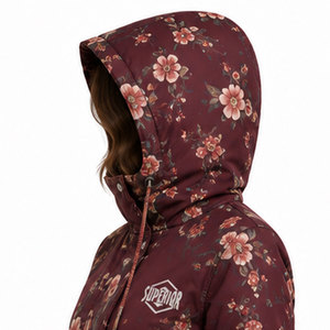 Chaqueta Parka Térmica para Mujer con Exterior Impermeable y Resistente al Viento, Capucha y Cintura Ajustable con Cordón para un Estilo Invernal Premium - Product Image 3