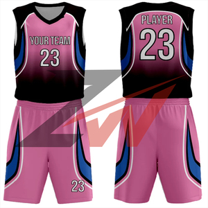 Maillot de basketball personnalisé par sublimation, col en V, sans manches, anti-transpiration, unisexe adulte - Product Image 6