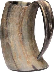 Handmade Viking Ox Horn Drinking Horn <b>Cup</b> Rustic Medieval Beer Mug - Product Image 3
