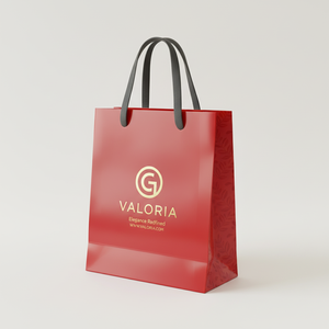 Bolsa de Compras de Papel Blanco Ecológica Hecha a Mano con Logotipo Personalizado y Asa para Empaquetado Minorista en Supermercados - Product Image 3