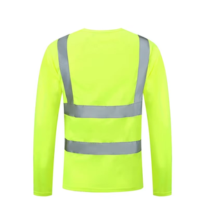 Safety Reflective Hi Vis Working T Shirts Men Quick Dry Reflective T Shirt Safety T Shirt - Product Image 5