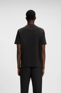 Camiseta Negra Premium de Algodón para Hombre, Manga Corta, Cuello Redondo, Estilo Casual, Lisa - Product Image 4