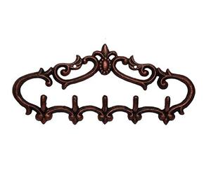 Gancho de Pared de Hierro Fundido con Diseño de Espiral, Acabado Antiguo Decorativo, Perchero para Decoración de Paredes Interiores - Product Image 4