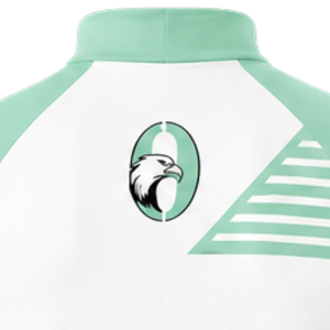 Ensemble maillot et short de cyclisme vert menthe et blanc, manches courtes, fermeture éclair intégrale, respirant, rembourré, pour course à vélo, entraînement, vêtements de sport d'équipe - Product Image 4