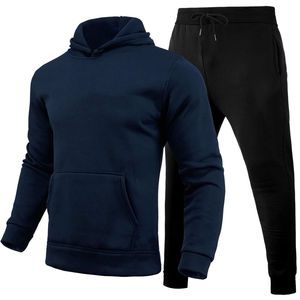 Ensemble de survêtement pour homme, logo personnalisé, sweat-shirt imprimé d'hiver, pantalon de survêtement, ensemble 2 pièces, pull à capuche - Product Image 6