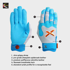 Gants d'entraînement de baseball en cuir personnalisés en gros, gants de frappe professionnels pour le softball et le baseball - Product Image 3