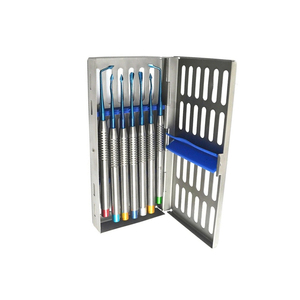 Kit d'extraction dentaire en acier inoxydable chirurgical de qualité supérieure, comprenant des forceps et un élévateur radiculaire, plusieurs couleurs - Product Image 3