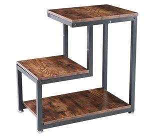 Mesa de muebles de diseño moderno para sala de estar, Centro y mesa lateral decorativo, Color marrón, mesa de muebles de madera - Product Image 1