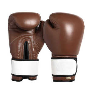 Professional Leather Boxing Gloves Logo Printing High Density <b>Foam</b> OEM Manufacturer Export Supplier Wholesale - Product Image 2