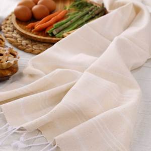Serviette de cuisine en coton turc rayée Peskir, absorbante, séchage rapide, tissée, avec logo personnalisé - Product Image 4
