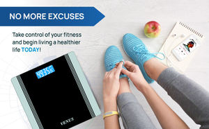 เครื่องชั่งน้ำหนักดิจิตอล VENUS EPS-1199 SILVER ความแม่นยำสูง รับน้ำหนักได้ 180 กก. หน้าจอ LCD กระจกนิรภัย ใช้พลังงานจากแบตเตอรี่ ทนทาน พกพาสะดวก สำหรับใช้ในบ้าน - Product Image 4