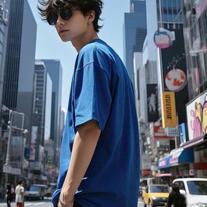 Camiseta lisa de algodón 100% de alta calidad personalizada del fabricante para hombre Camiseta de algodón 100% de talla grande en blanco para hombre suelta - Product Image 2