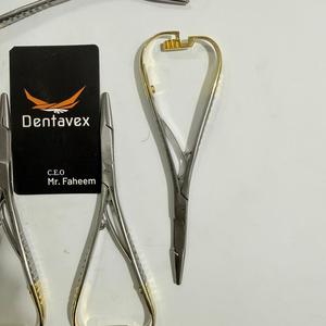 Stainless Steel Medical Dental Needle Holder Tweezers <b>Surgical</b> <b>Instrument</b> Set Dentistry Tool CE Certified 2-Year Warranty - Product Image 4
