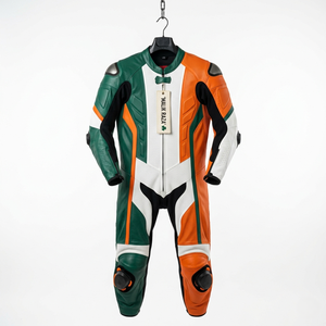 Traje de Motocicleta de Cuero Hecho a Medida, Piel de Vacuno Premium, Producción OEM - Product Image 2