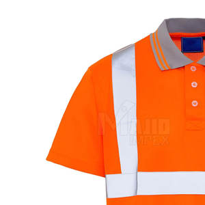 Chemises à manches courtes respirantes et durables pour les travaux en extérieur, polos de travail respirants pour hommes - Product Image 3