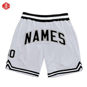 Short de basket-ball en maille décontracté d'été pour hommes OEM Short de qualité de luxe personnalisé avec taille élastique quantité minimale de commande bas disponible - Product Image 4