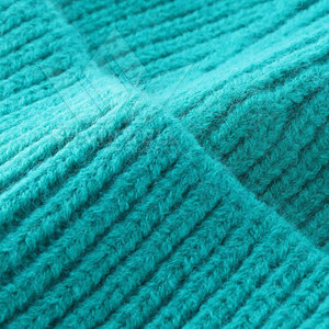 Turquoise Ribbed Knit <b>Beanie</b> <b>Hat</b> Unisex Adult Winter Warm Casual Cap 56-58CM Solid Color Computer Knitted Acrylic - Product Image 6