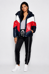 Custom Manufacturer Puffer Jacket Winter Hooded <b>Bubble</b> <b>Coat</b> Thick Warm Down Jacket Bulk Supply - Product Image 3