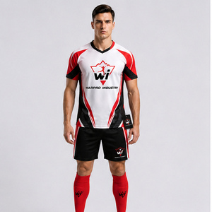 Soccer Uniform Elite <b>Athletic</b> Soccer Apparel Custom Jersey And Shorts Comfortable Lightweight Fabric Designed For Practice - Product Image 1