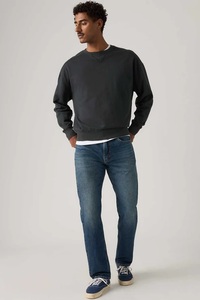 Jean baggy déchiré et vieilli en denim pour homme, style streetwear, avec effet délavé vintage et trous - Product Image 6