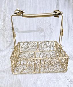 Cesta de hierro pintada, cesta de hierro pulida, cesta de hierro con acabado mate, cesta de hierro brillante, cesta de hierro texturizada, cesta de hierro sencilla - Product Image 1