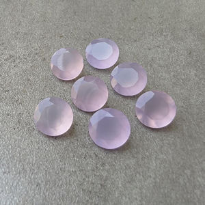 Calcedonia Lavanda, Corte Facetado, Redondo, Calibrado, Piedra Preciosa de Calidad AAA+, para Joyería, Todos los Tamaños, Venta al Por Mayor - Product Image 1