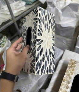 Portapañuelos de Nácar de Vietnam de Alta Calidad para Decoración de Salones de Lujo y Organización Elegante de Servilletas en Mesas de Centro - Product Image 5