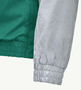 Veste Anorak Homme Imperméable à Deux Grandes Poches, Coupe-Vent à Capuche Unie avec Fermeture Éclair 1/4 Personnalisable - Product Image 4