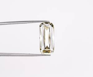 Diamant fantaisie jaune de laboratoire, taille ovale croisée, taille coussin, pureté VVS2, pierre libre pour la fabrication de bijoux - Product Image 4