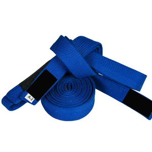 Cinturón de Karate para Competición, 100% Algodón, Transpirable, Elástico, Negro, Rojo, Azul, Artes Marciales - Product Image 4