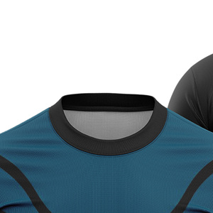 Custom Sublimated Unisex <b>Soccer</b> Jersey Crew Neck Short Sleeve Color Blocked Geometric Print Moisture Wicking Lightweight 100% - Product Image 2