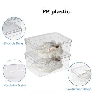 New Design Household Indoor Thickened <b>Plastic</b> Storage Cabinet with Perfume Pieces Custom <b>Large</b> Size Shoes Storage Organizer - Product Image 4